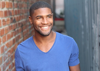 Man with healthy smile